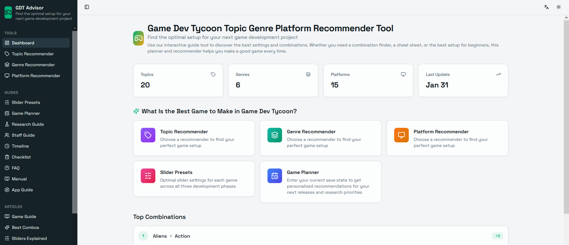 Game Dev Tycoon Advisor gallery image