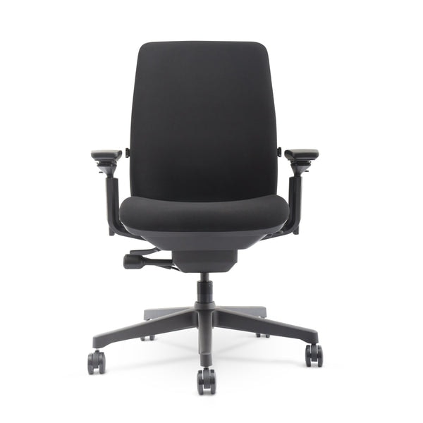 Média Chaise de travail Steelcase Amia - chairorama - Acheter une chaise noire 1