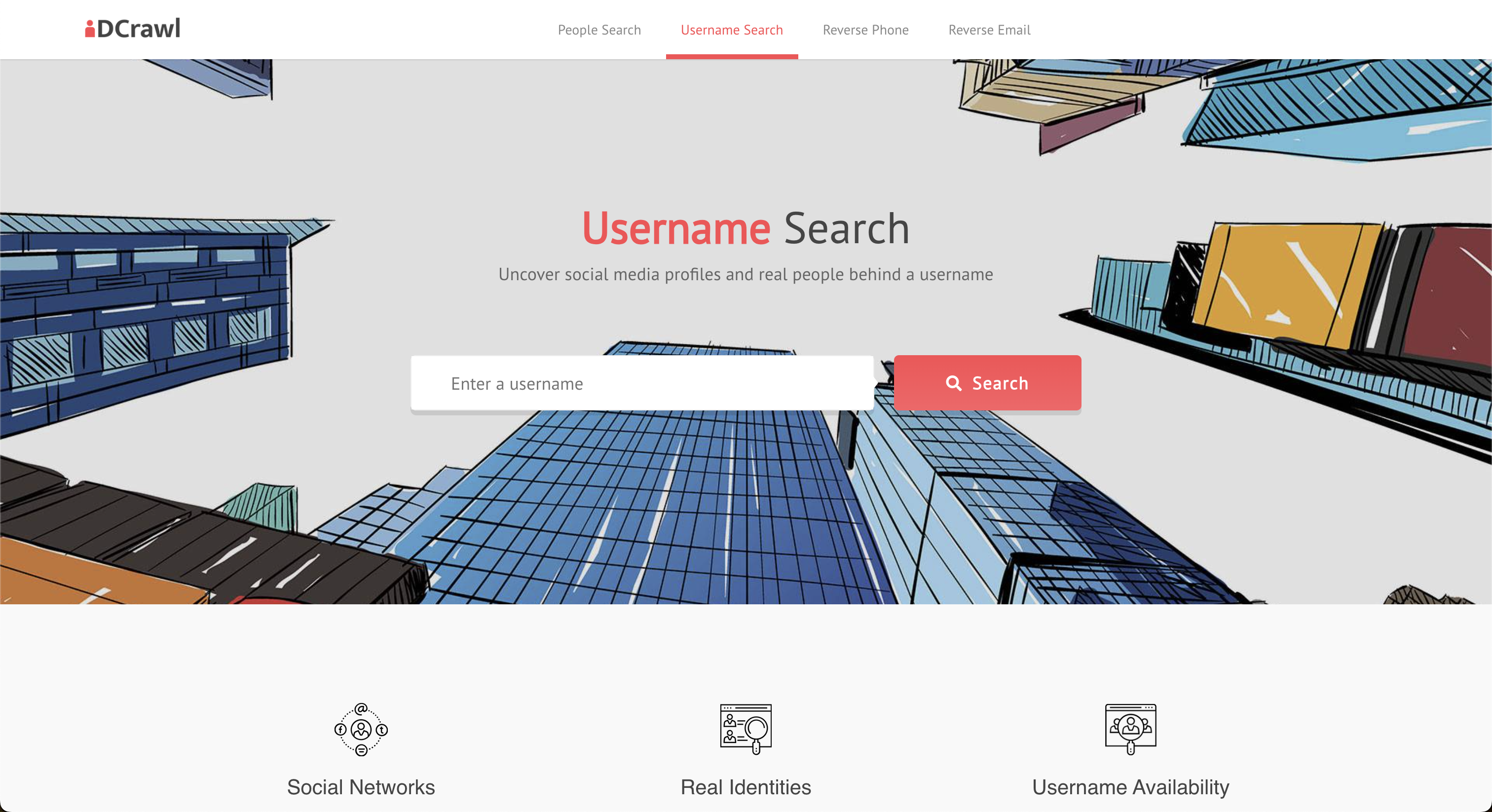 การค้นหาชื่อผู้ใช้ idcrawl media 1