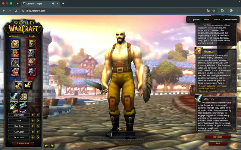 Keldurn WoW | play.keldurn.com screenshot 2
