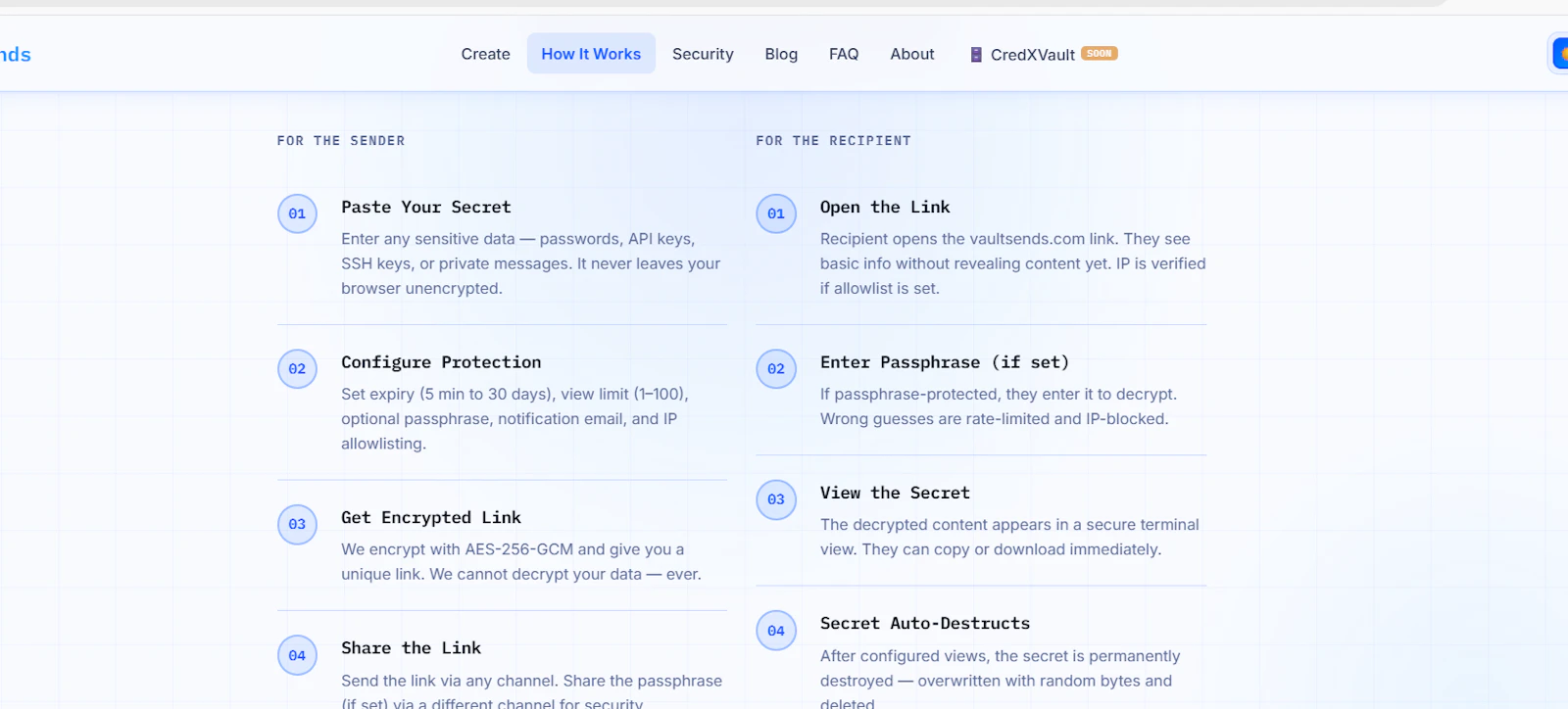 VaultSends screenshot 2