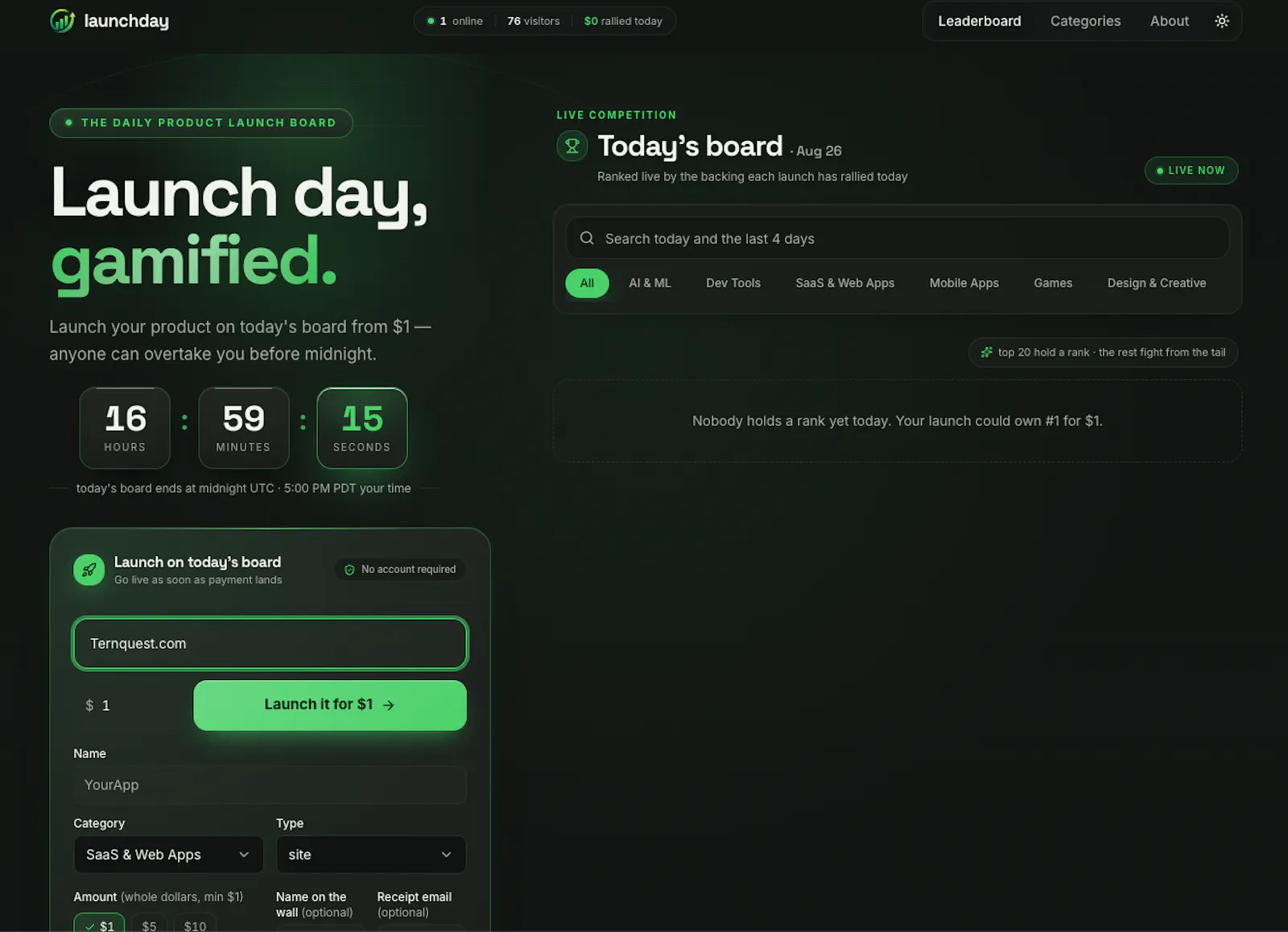 Launchday screenshot 1