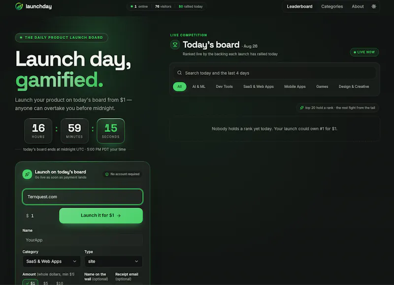 Launchday screenshot 1