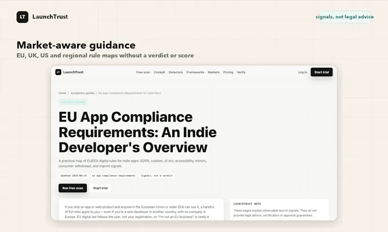 LaunchTrust screenshot 1