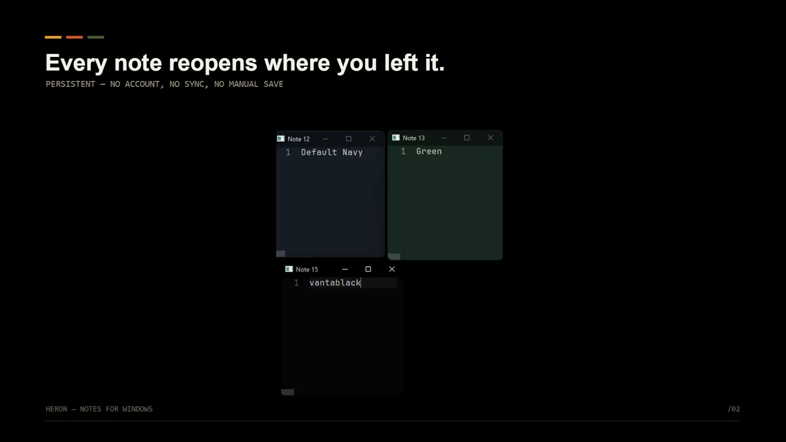 Heron screenshot 1