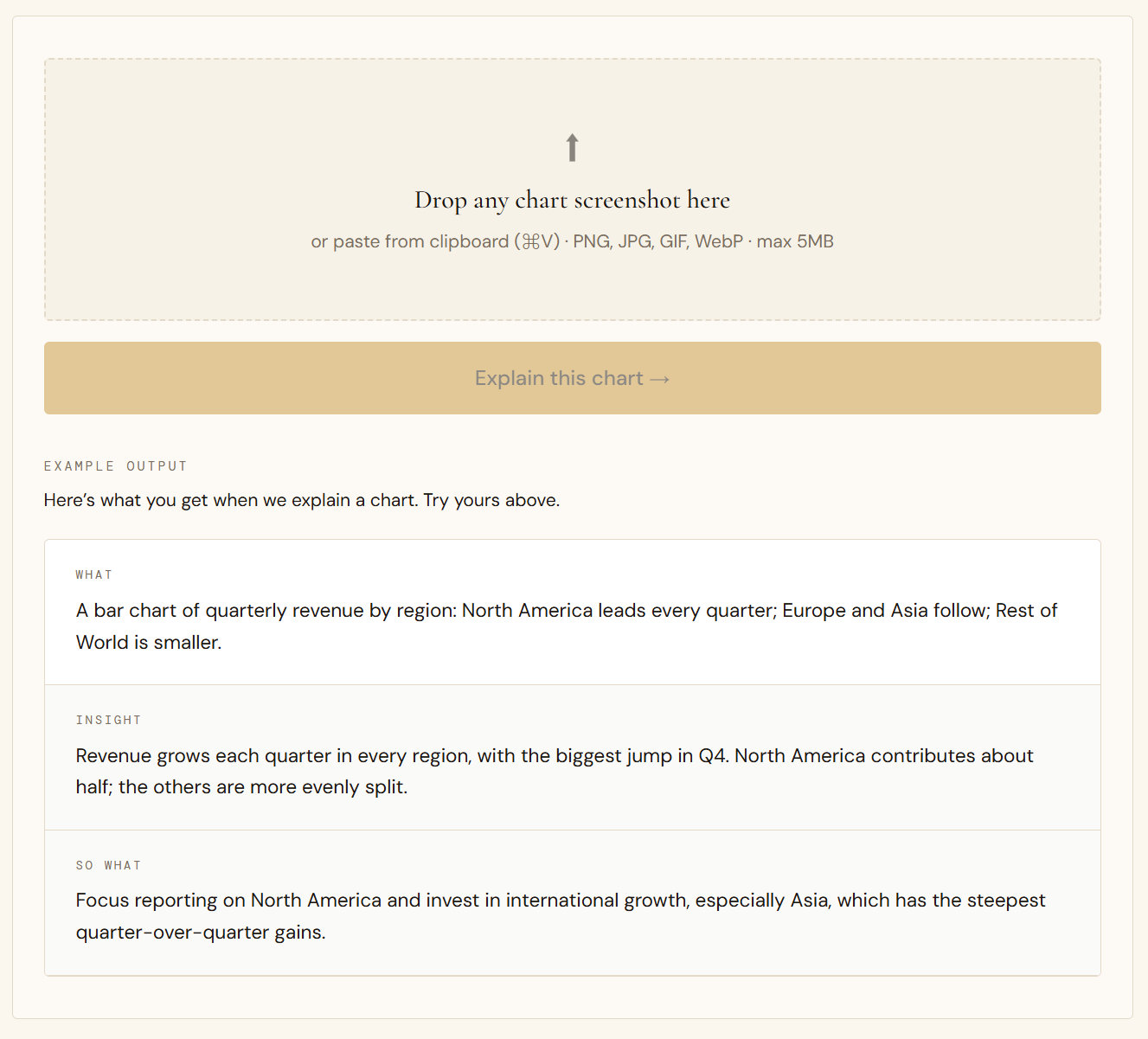 Chart Rosetta - Screenshot 4 showing product features and functionality