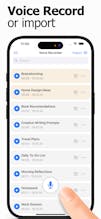 Voice Recorder & Transcription iOS App gallery image
