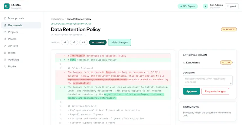 EQMO. screenshot 1