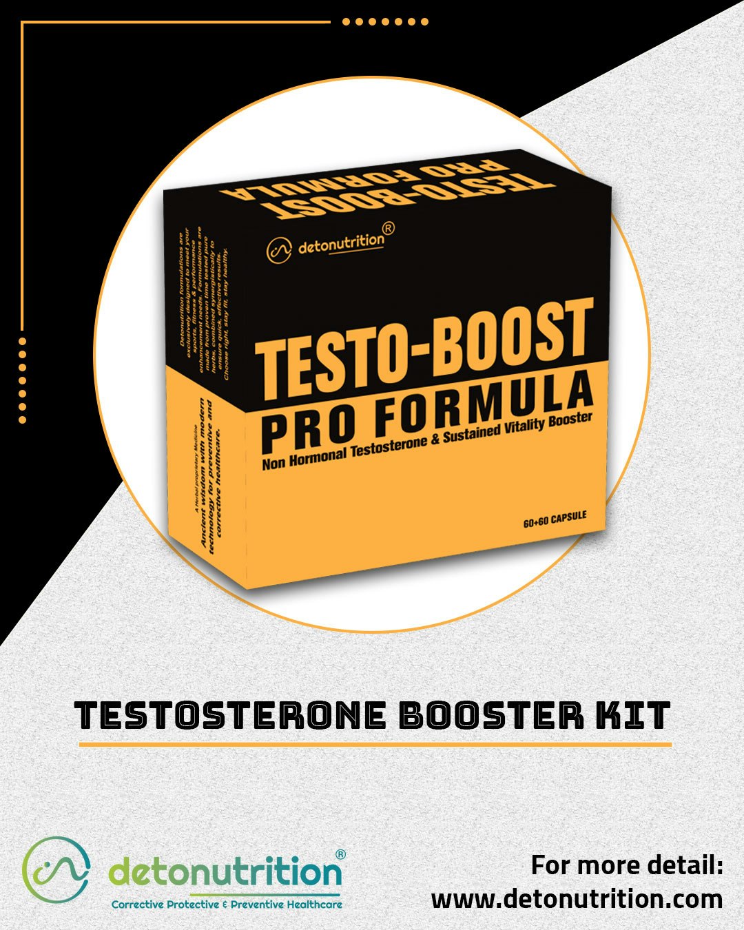 Testosterone Booster Kit - Detonutrition