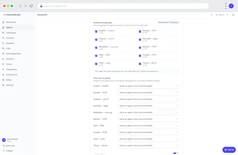 VoiceCallingAI screenshot 5