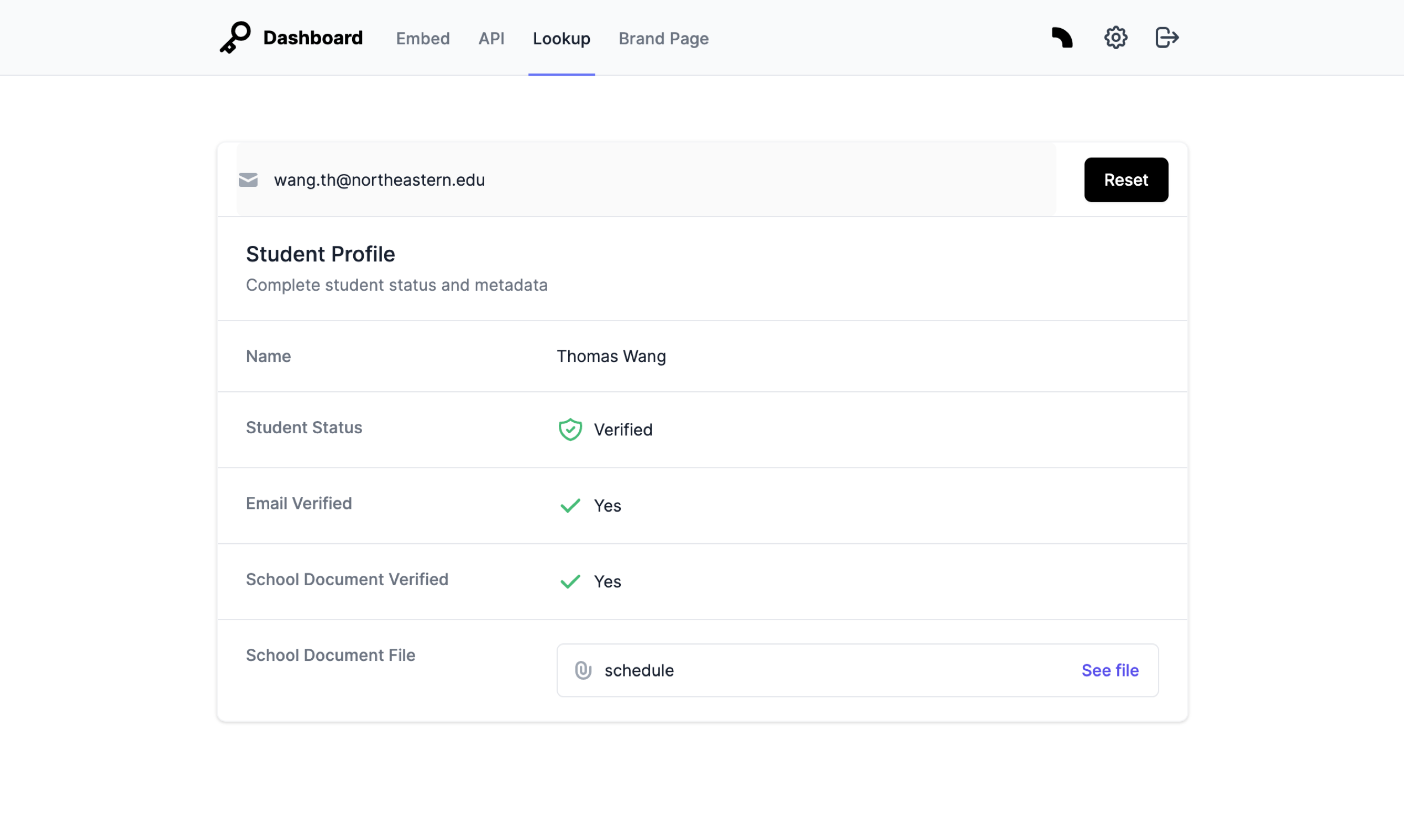 Student Status gallery image