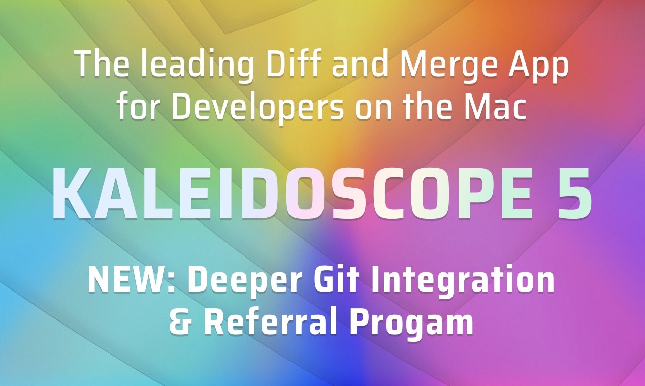 startuptile Kaleidoscope 5.0-The leading diff and merge app for Mac developers