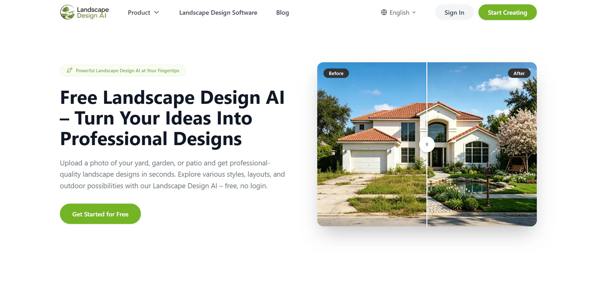 Landscape Design AI 截图 1