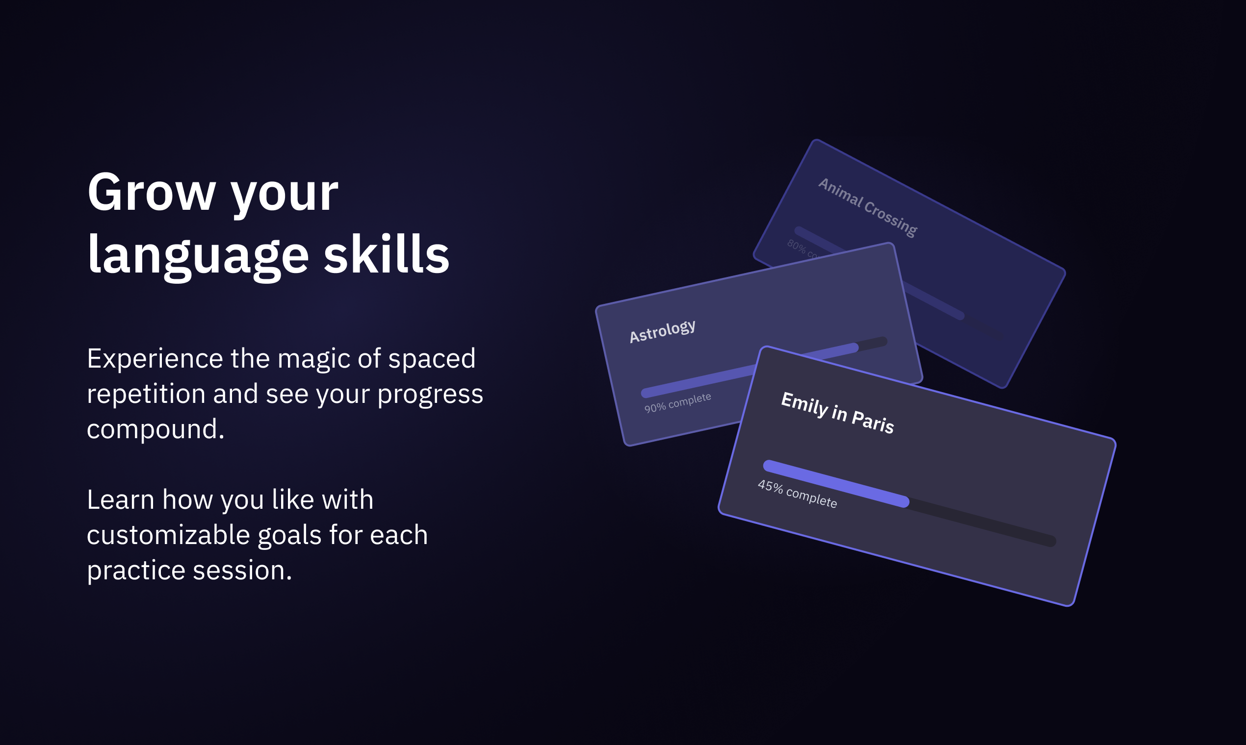 Tann - Flashcards tarafından desteklenen daha akıllı dil öğrenimi medya 3
