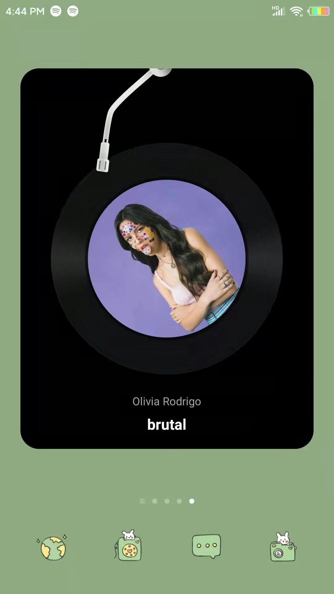 비닐 위젯 -음악 앱을위한 비닐 위젯 - 비닐 위젯은 모바일에서 비닐 레코드를 즐길 수 있습니다. 미디어 5
