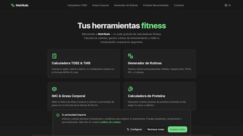 Metrikals screenshot 1