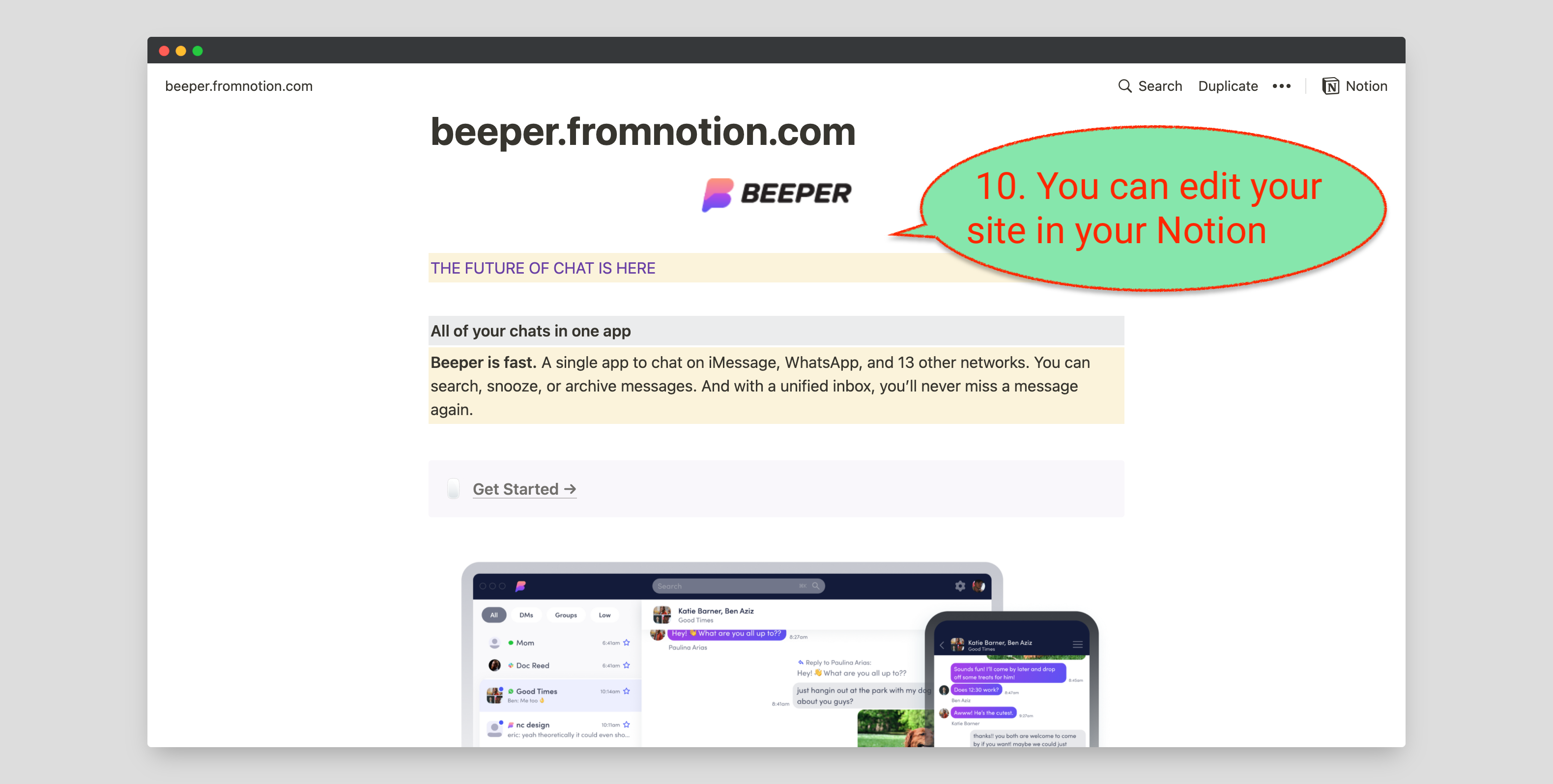 FromNotion gallery image