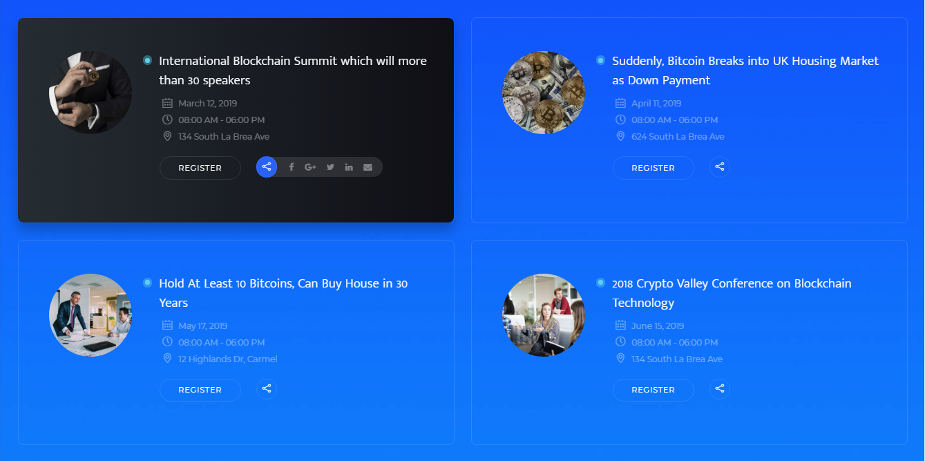 Modern Events Calendar gallery image
