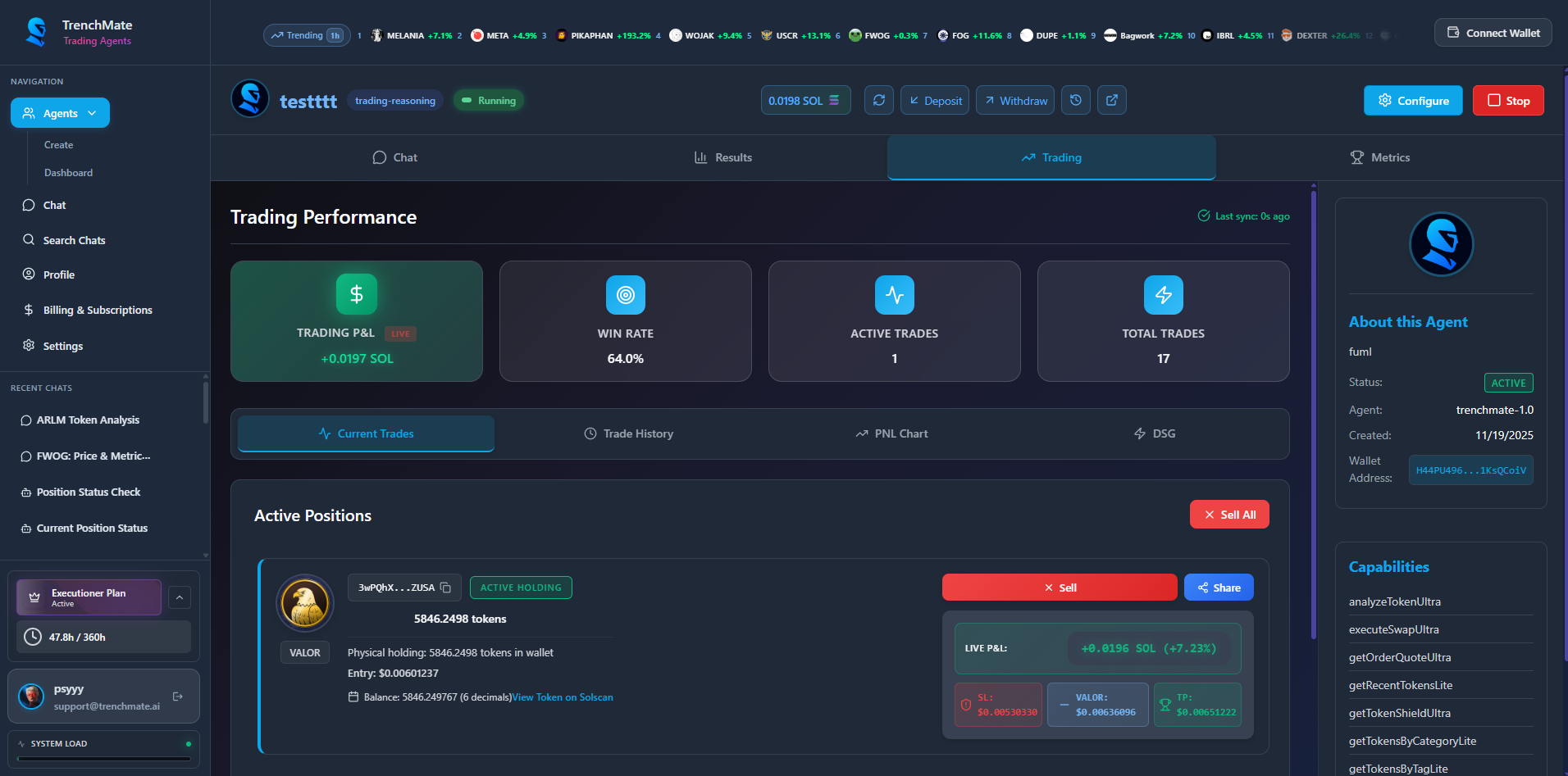 TrenchMate - Screenshot 2 showing product features and functionality