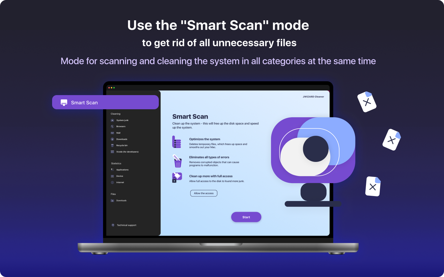 JWIZARD Cleaner media 4