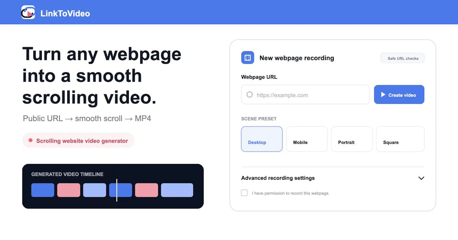 LinkToVideo screenshot 1