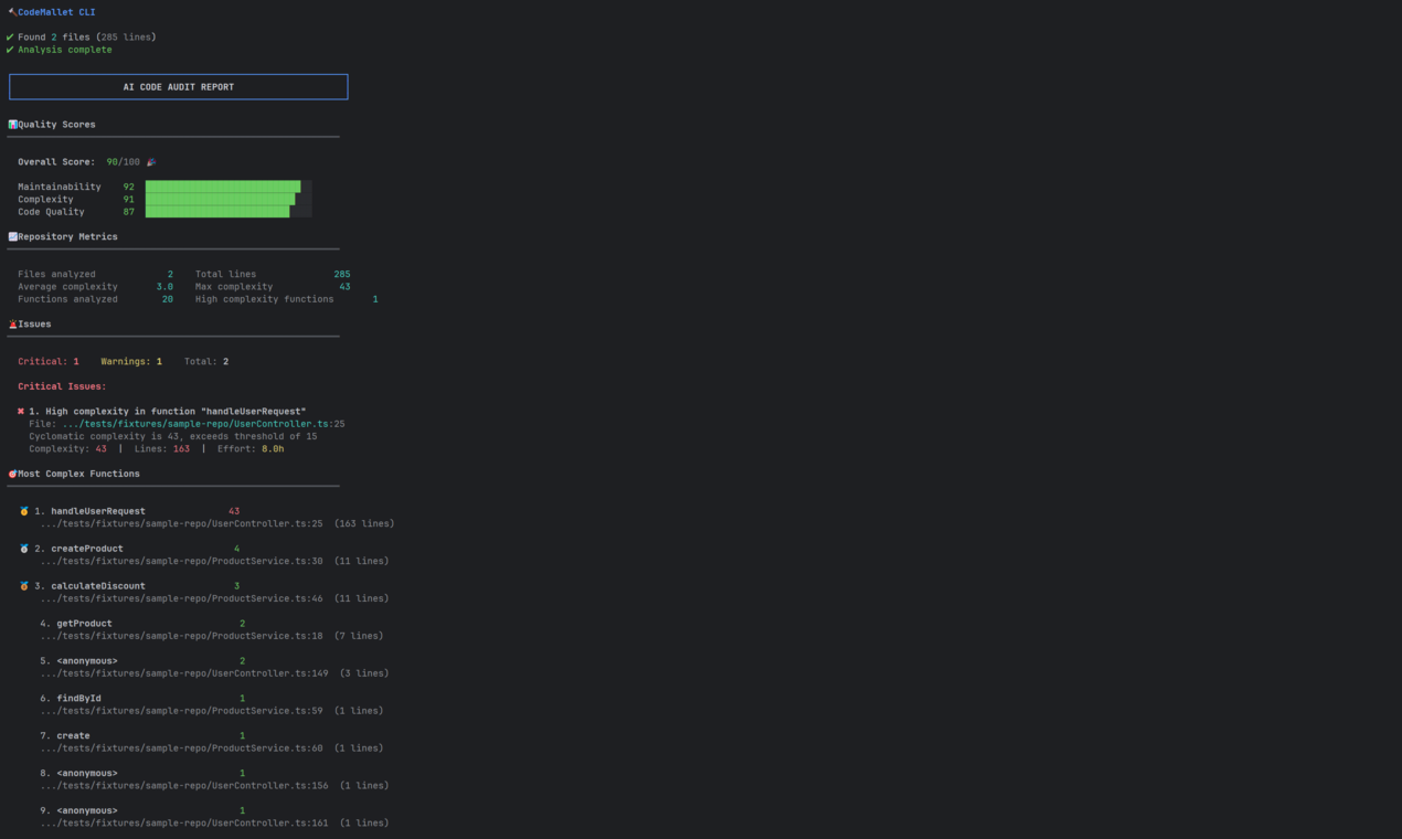 CodeMallet CLI gallery image