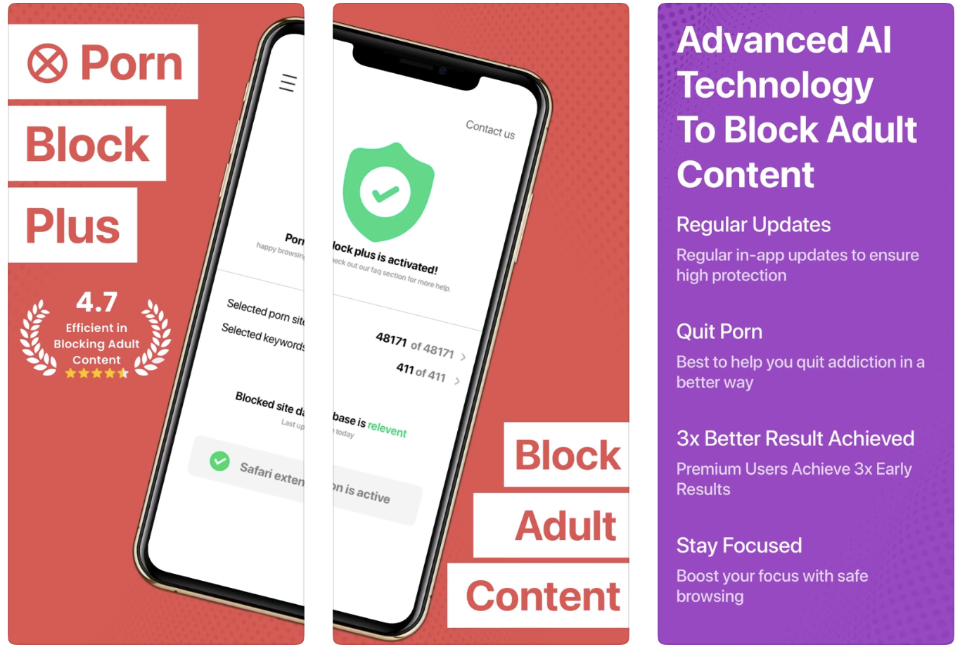Porn Block Plus  - Block Sites, Apps, and Harmful Content Instantly media 2