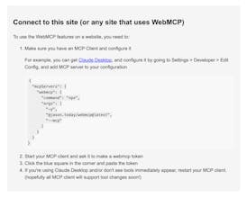 WebMCP gallery image