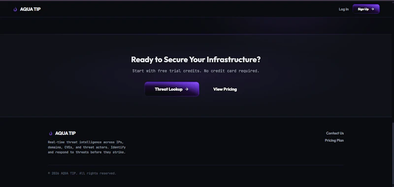 Aqua TIP — Threat Intel Platform screenshot 3
