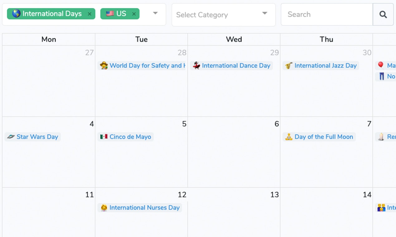 Story Calendar gallery image