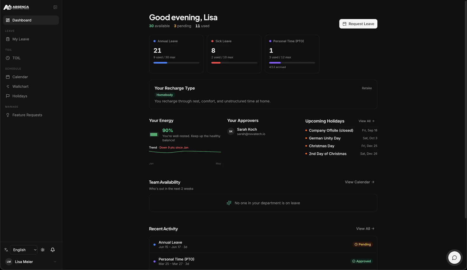 Absenca screenshot 7