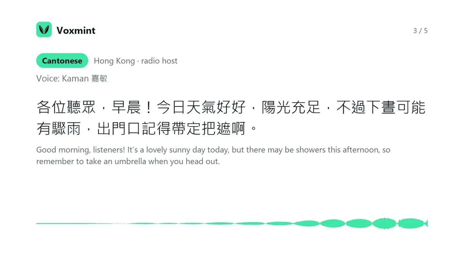 Voxmint screenshot 1 (video preview)