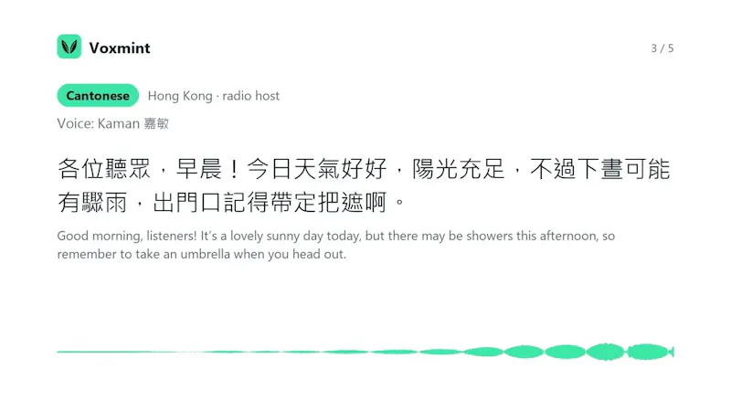 Voxmint screenshot 1 (video preview)