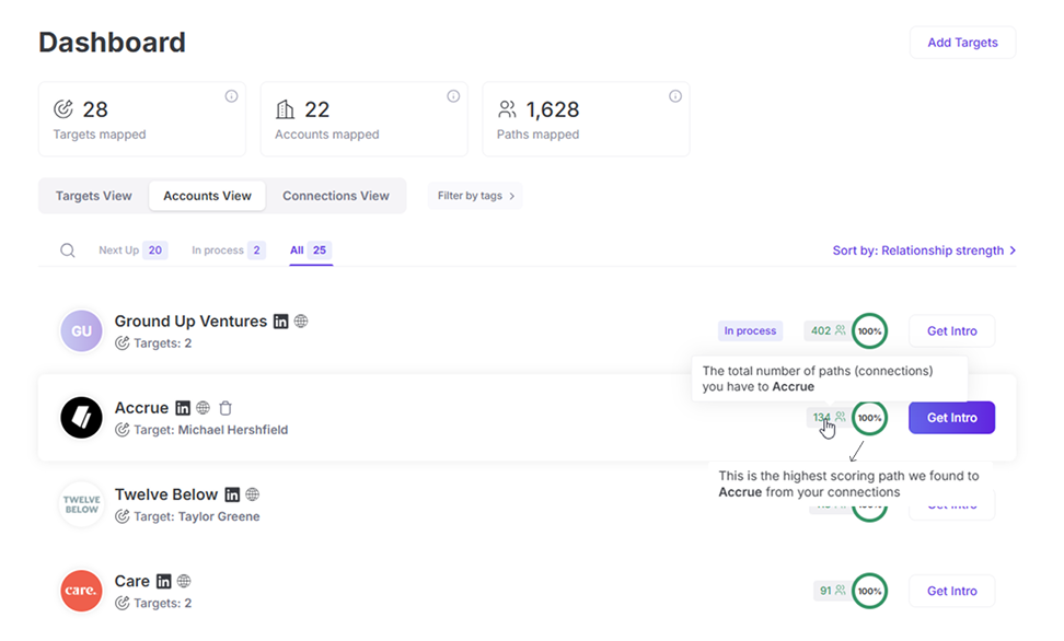 Draftboard Warm Intro Agent - Screenshot 2 preview