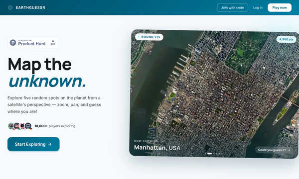 Earthguessr 2.0 screenshot 1