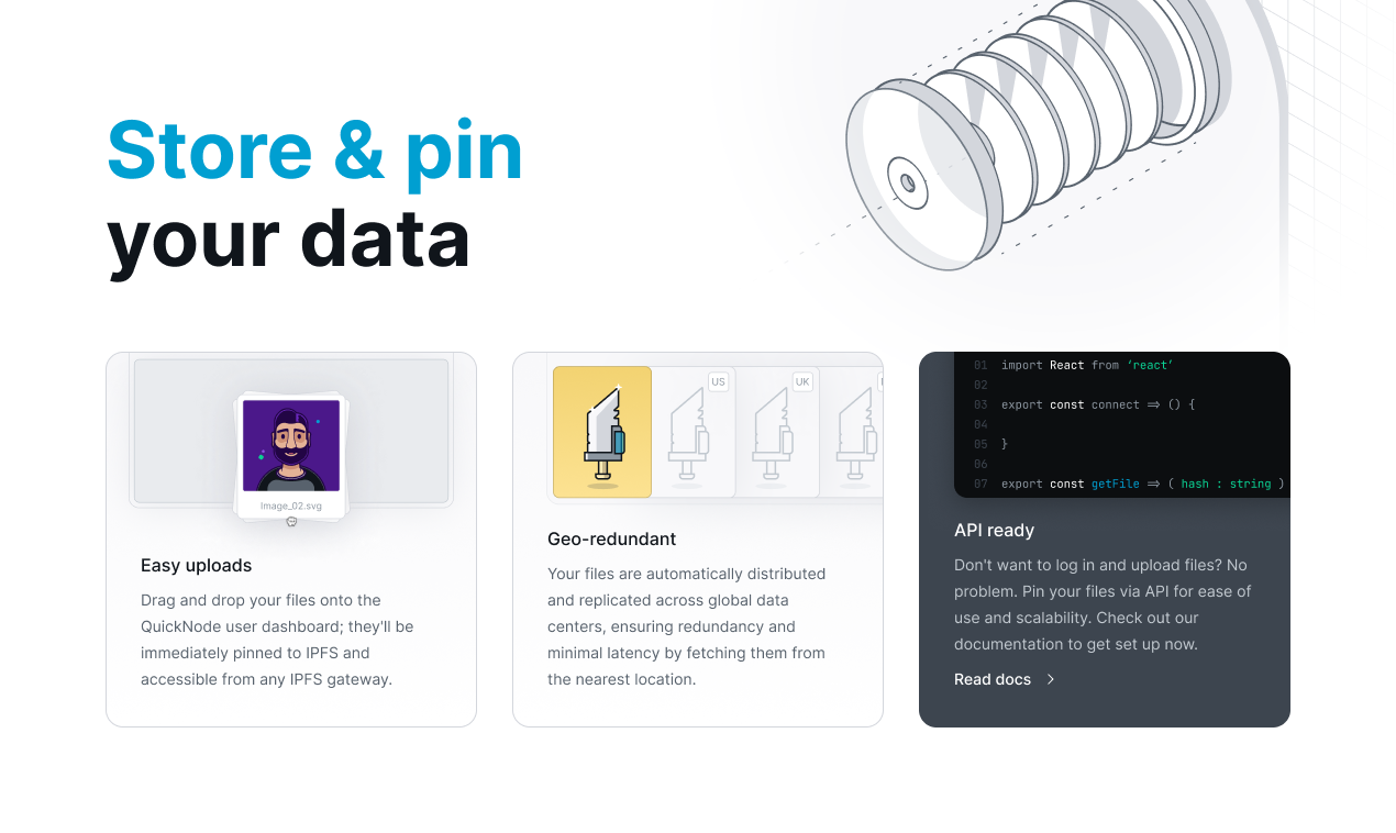 QuickNode IPFS - IPFS Ağ Geçitleri ve Blockchain Geliştiricileri için Pinning medya 4