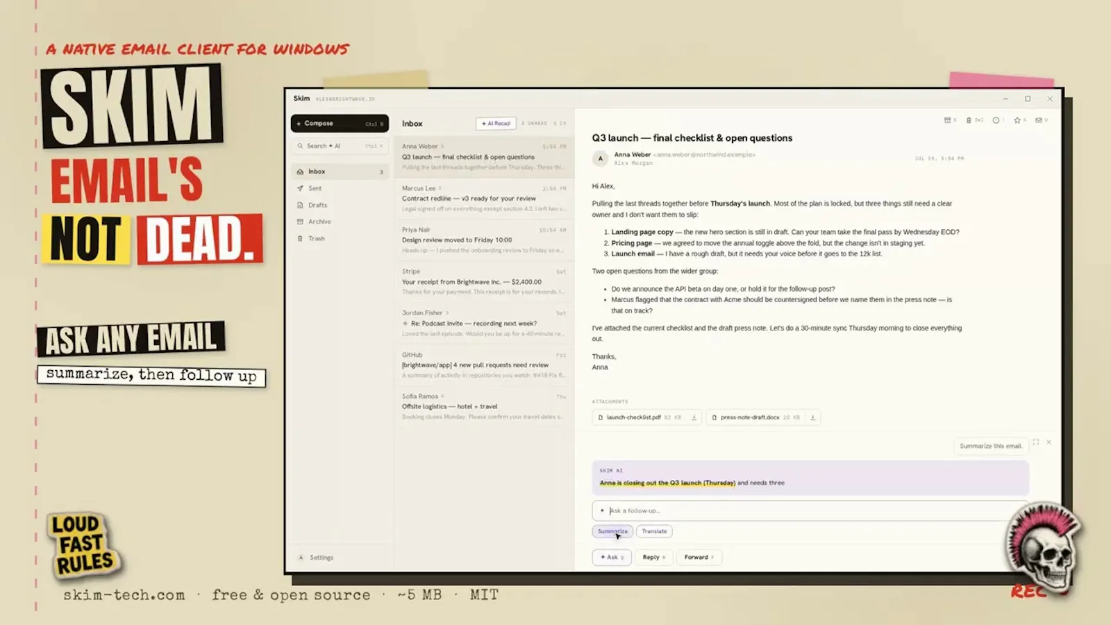 Skim screenshot 1 (video preview)