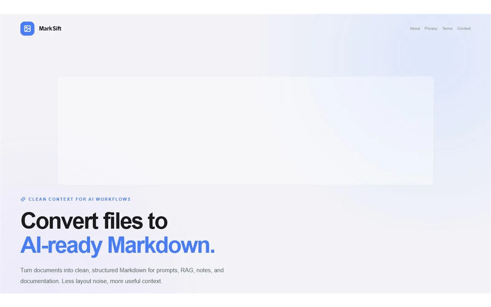 MarkSift screenshot 2
