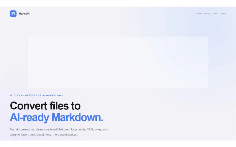 MarkSift screenshot 2