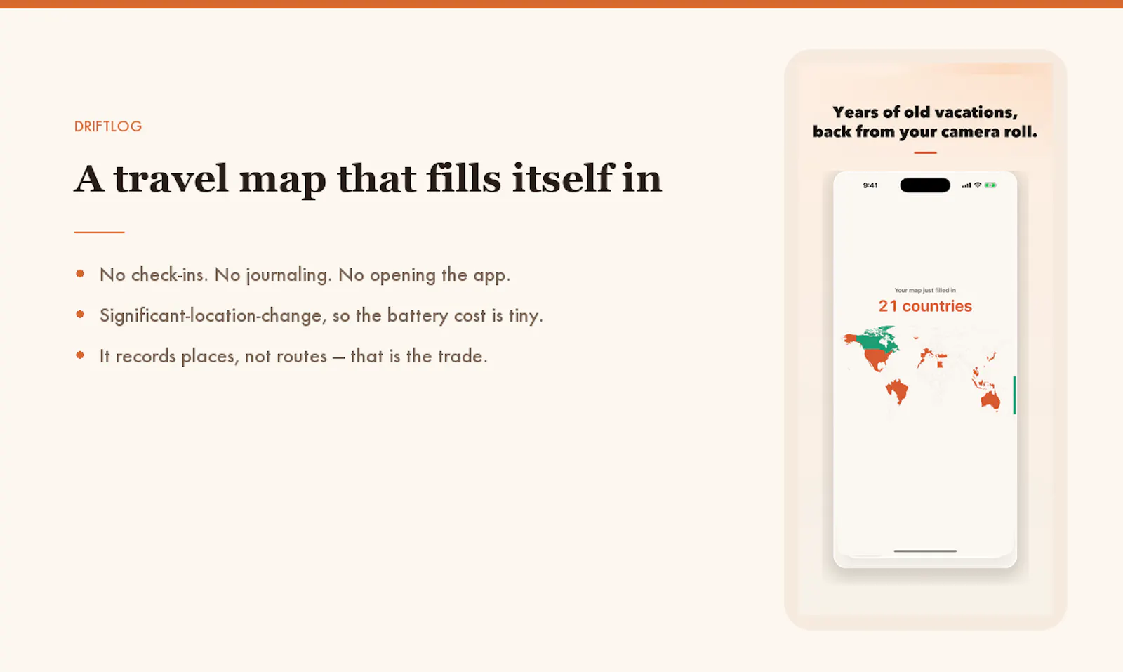 Driftlog screenshot 3