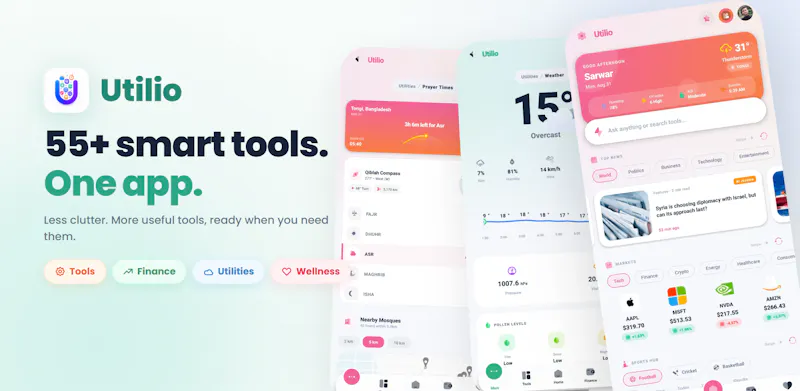 Utilio: All-in-One Toolbox screenshot 1