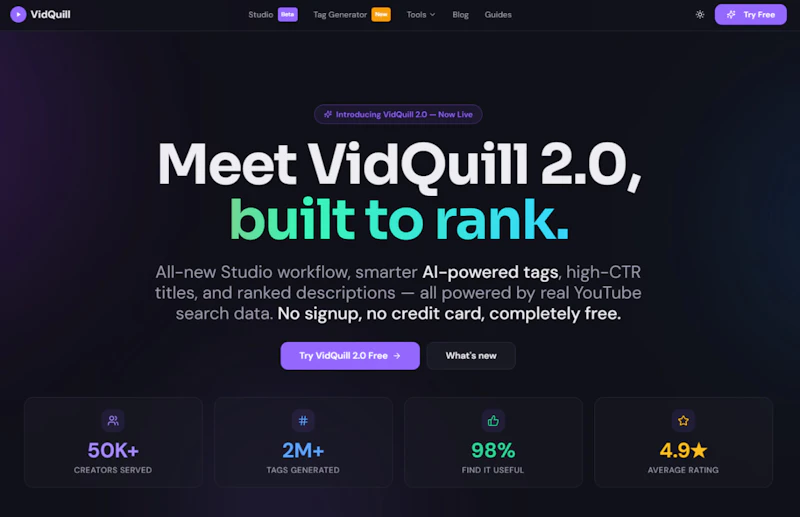 VidQuill 2.0 screenshot 1