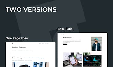 Carrd Portfolio Templates gallery image