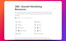 200+ Growth Marketing Resources media 1