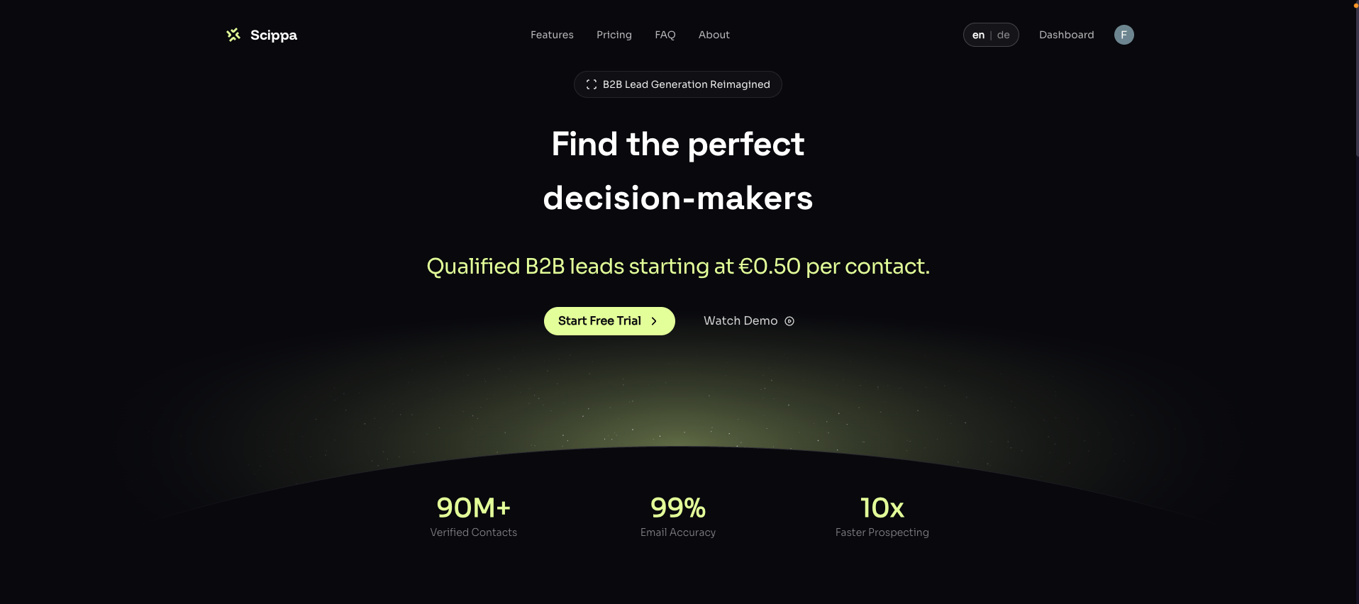 Scippa App - Main product screenshot demonstrating key features and user interface