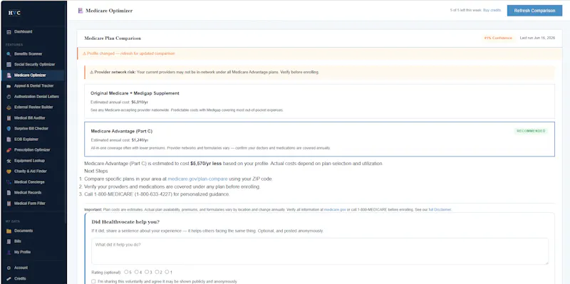 Healthvocate.com screenshot 7