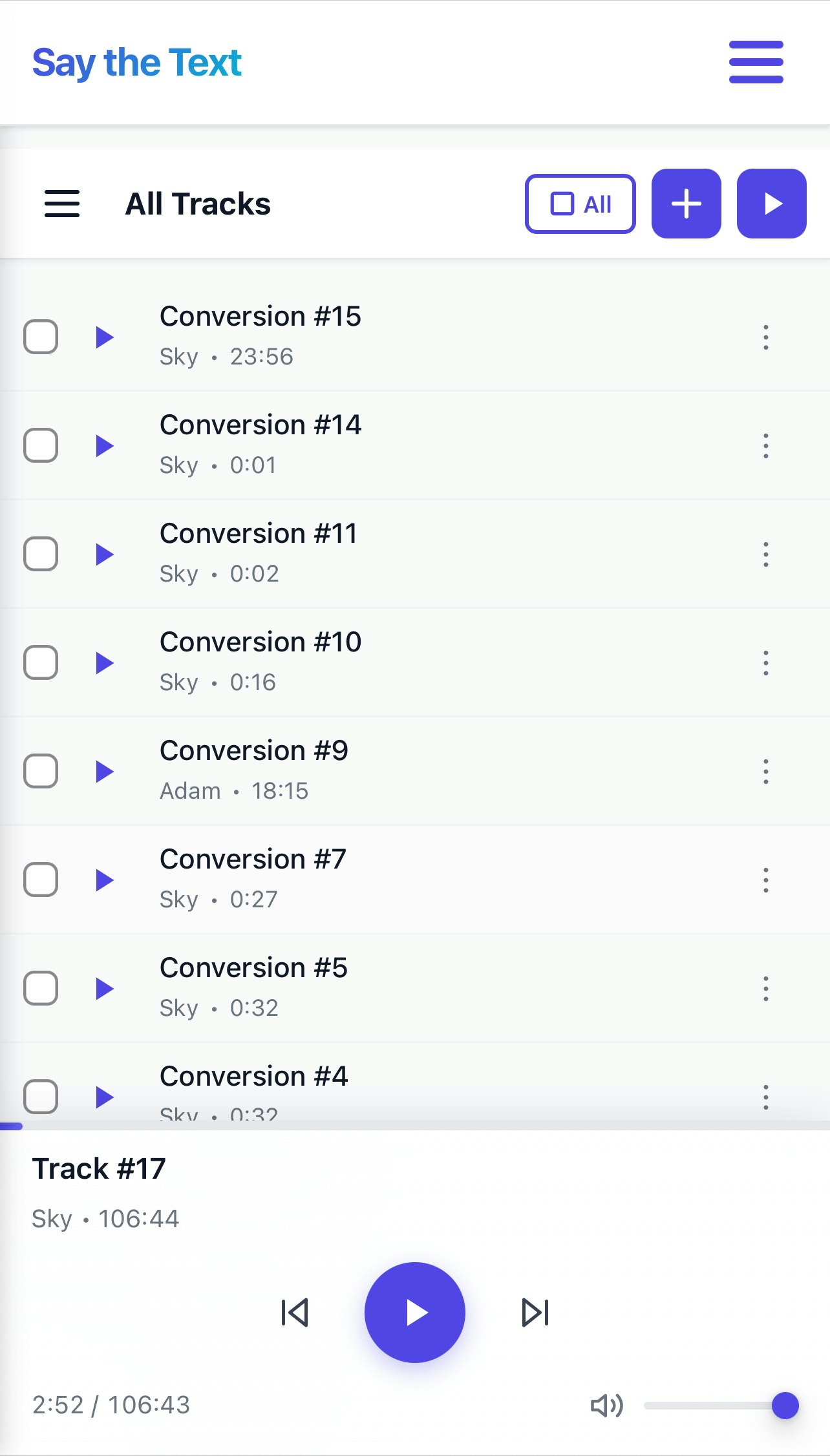 Say the Text gallery image