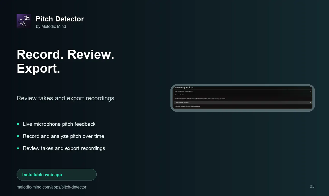 Pitch Detector gallery image