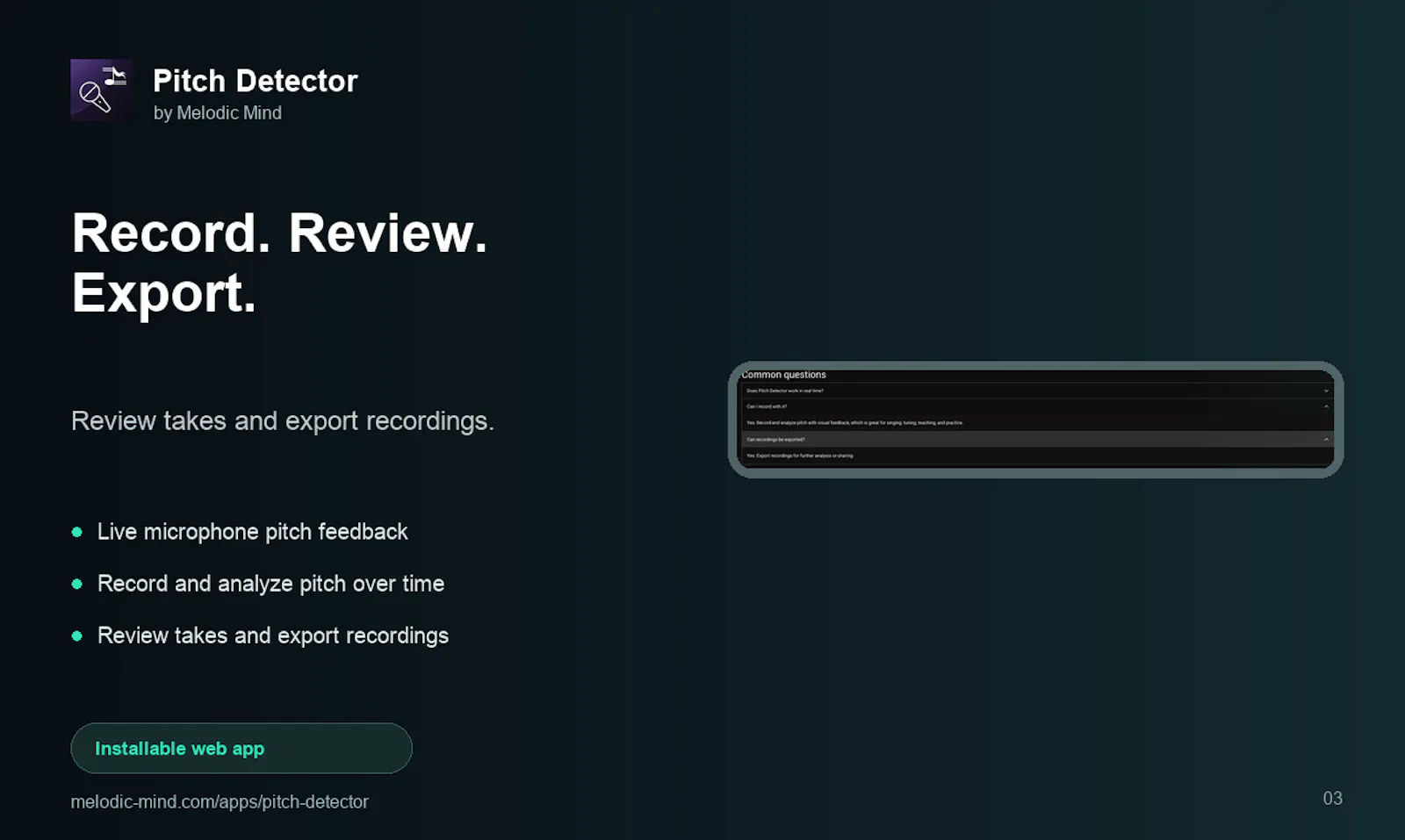 Pitch Detector screenshot 3