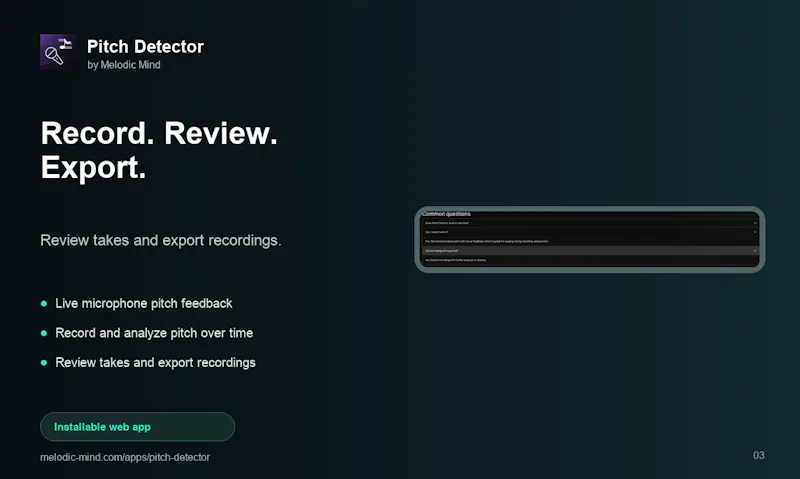 Pitch Detector screenshot 3